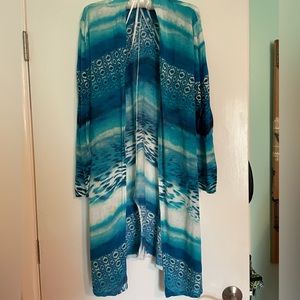 Chicos Aqua Blue Shawl